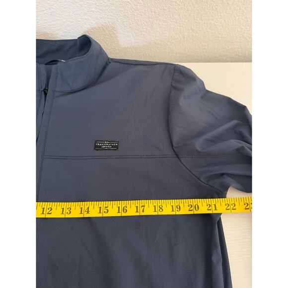 Travis Mathew Mens Pull Over Winderbreaker Jacket Light Weight Size Medium grey - Picture 8 of 8